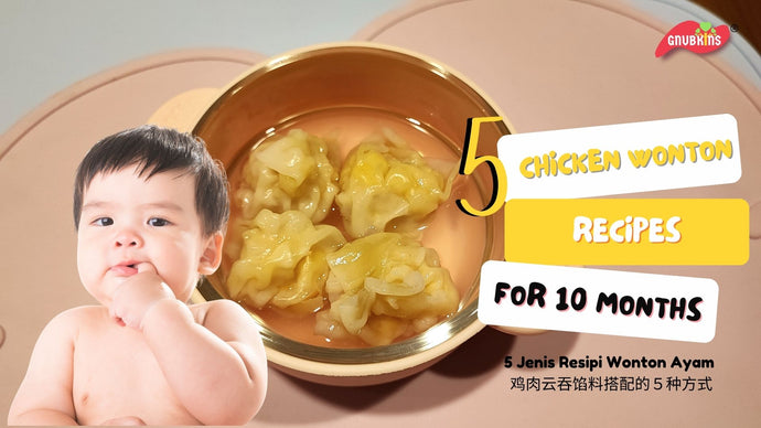 5 Chicken Wonton Recipes for babies from 10 months